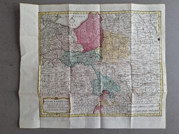 Grote landkaart van Gelderland uit 1784 beschikbaar voor biedingen