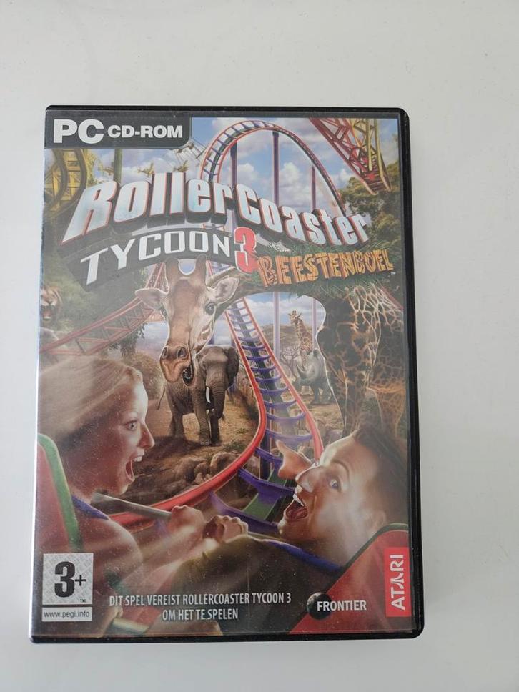 Rollercoaster Tycoon 3: Beestenboel - PC Game, Spelcomputers en Games, Games | Pc, Ophalen of Verzenden