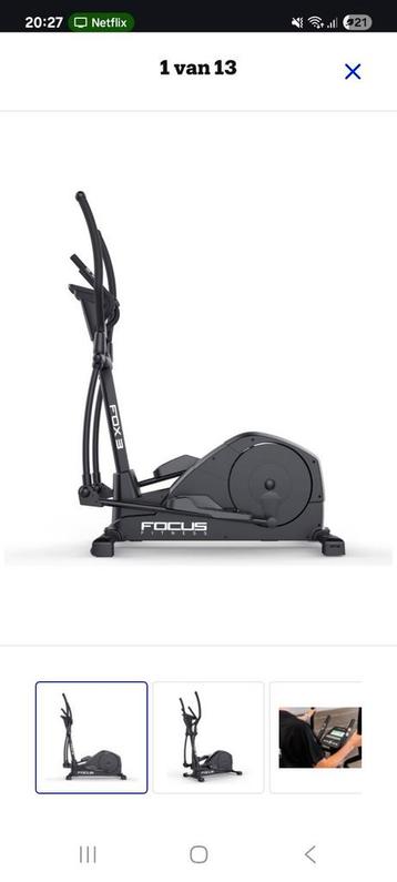 Focus cross trainer, bijna nooit gebruikt beschikbaar voor biedingen