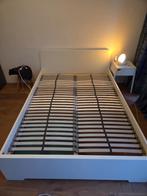 Ikea Askvoll 140x200cm bed, Huis en Inrichting, Ophalen, Gebruikt, Wit, Tweepersoons