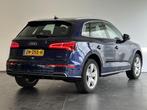 Audi Q5 2.0 TFSI quattro Sport Pro Line S | NAVIGATIE | STOE, Auto's, Stof, Gebruikt, 4 cilinders, Blauw