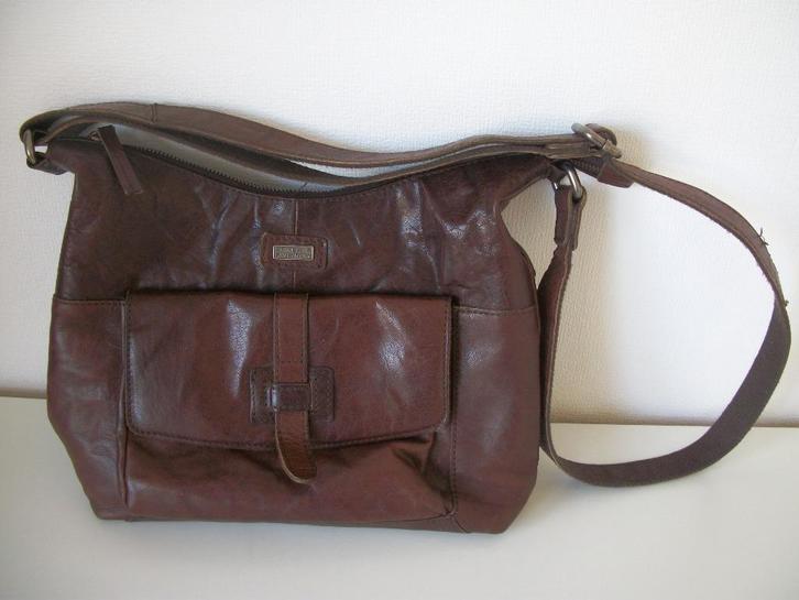 Damestas verstelbaar Hengsel Bruin Spikes & Sparrow - netjes, Sieraden, Tassen en Uiterlijk, Tassen | Damestassen, Zo goed als nieuw