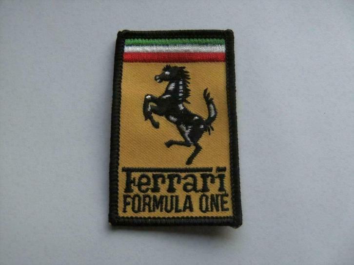 Ferrari formula one patch badge opnaai embeem F1 nos, Verzamelen, Automerken, Motoren en Formule 1, Nieuw, Formule 1, Ophalen of Verzenden