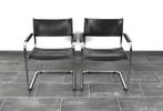 2 vintage Mart Stam model buisframe stoelen, Gebruikt, Twee, Ophalen of Verzenden, Metaal
