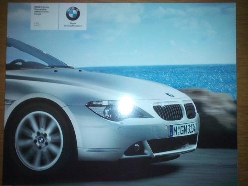 BMW 630i/645Ci E63/E64 Cabriolet Coupé folder/brochure 2005, Boeken, Auto's | Folders en Tijdschriften, Zo goed als nieuw, BMW