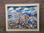 Olieverfschilderij van landschap, Antiek en Kunst, Kunst | Schilderijen | Abstract, Ophalen