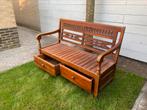 Tuinbank teak, Ophalen, Teakhout