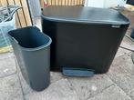 Brabantia Prullenbak 3 Delig, Huis en Inrichting, Woonaccessoires | Prullenbakken, Ophalen, Kunststof, Gebruikt, Met pedaal