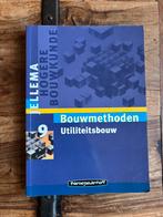 Bouwmethoden Utiliteitsbouw - Jellema Hogere Bouwkunde, ThiemeMeulenhoff, Zo goed als nieuw, Beta, HBO