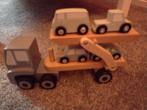 Houten Auto Transporter Speelgoed, Ophalen of Verzenden, Zo goed als nieuw, Jongen of Meisje