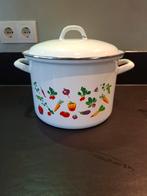 Grote  soeppan 5 liter,  geschikt voor inductie, halogeen, Kookpan of Snelkookpan, Overige materialen, Ophalen of Verzenden, Zo goed als nieuw