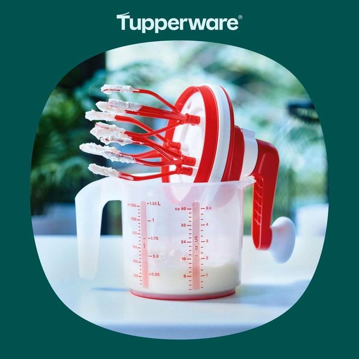 TUPPERWARE DuoChef Handmixer mengen-mixen-kloppen-kneden, Huis en Inrichting, Keuken | Tupperware, Nieuw, Overige typen, Ophalen of Verzenden