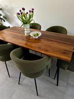 Eettafel van Dutch Bone (walnoot hout) 180x90, Huis en Inrichting, Ophalen, Gebruikt, 50 tot 100 cm, 150 tot 200 cm