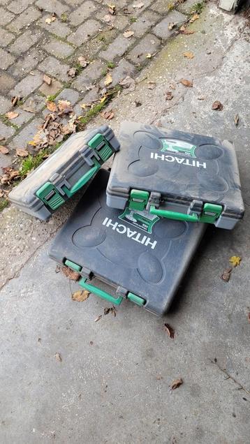 3x Schroefmachine Koffer - Hitachi beschikbaar voor biedingen