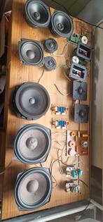 Verzameling speakers en scheidingsfilters., Ophalen of Verzenden