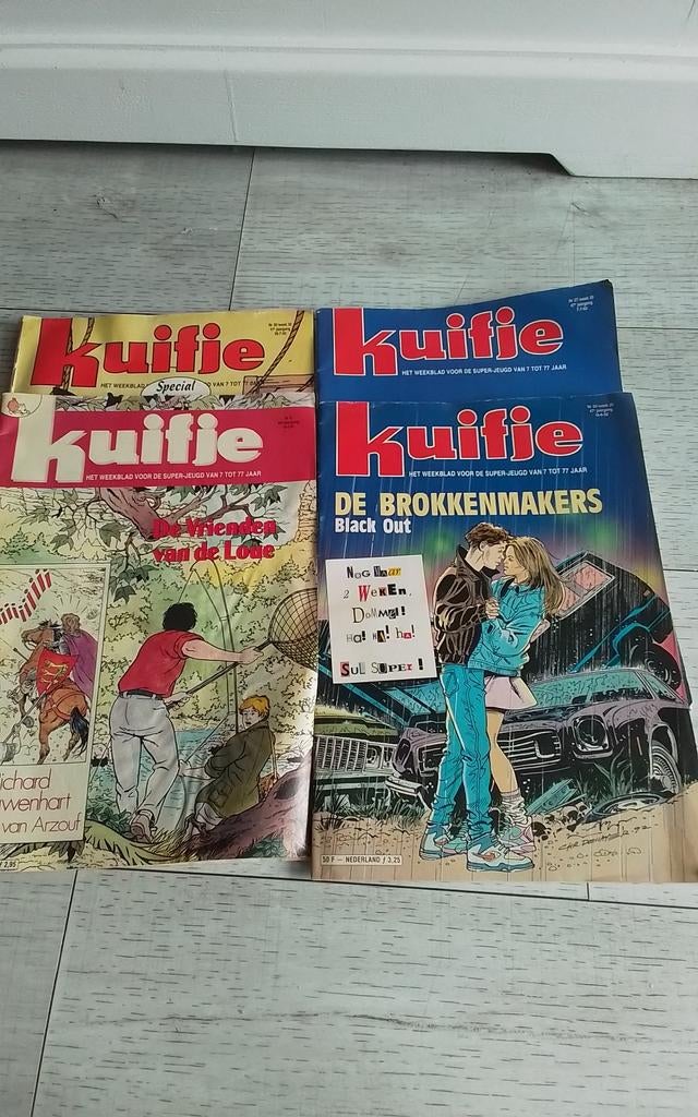 Kuifje 4xvan 1992 en 1991, Ophalen of Verzenden