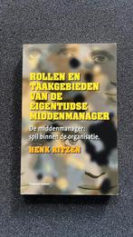 Rollen en taakgebieden van de eigentijdse middenmanager, Sociale wetenschap, Ophalen of Verzenden, Zo goed als nieuw, H. Ritzen