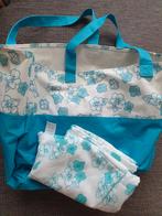 Strand tas met wikkel doek, Verzenden, Zo goed als nieuw, Blauw