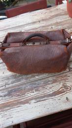 Heel oude leren dokterstas., Ophalen of Verzenden, Gebruikt, 30 cm of meer, Minder dan 35 cm
