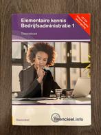 Elementaire kennis Bedrijfsadministratie 1 Theorieboek, Boeken, Ophalen of Verzenden, Peter H.C Hintzen, Jo L. M. Coenen, Zo goed als nieuw