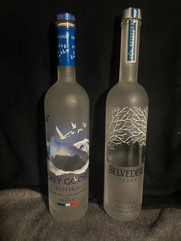 Grey Goose & Belvedere Vodka Flessen beschikbaar voor biedingen
