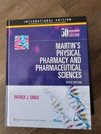 Martin's Physical Pharmacy - Farmaceutische Wetenschappen, Boeken, Ophalen of Verzenden, Patrick J. Sinko, Beta, WO