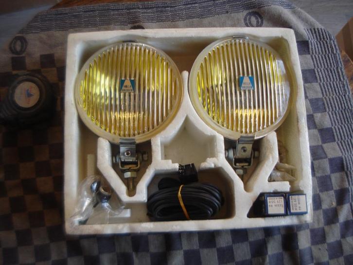 Oldtimer 1 set hella mistlampen type 140 diameter 14,5 cm, Auto-onderdelen, Verlichting, Nieuw, Verzenden