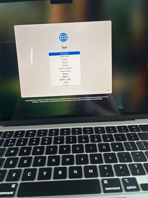 Macbook Air (2024), Computers en Software, Apple Macbooks, Zo goed als nieuw, MacBook Air, 13 inch, 256 GB, 8 GB, Qwerty, Ophalen