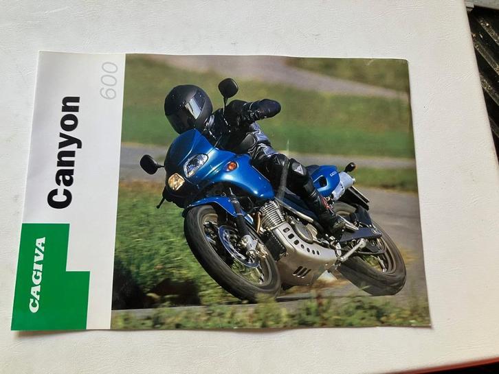 Originele folder Ducati Cagiva Canyon 600 nieuw, Motoren, Handleidingen en Instructieboekjes, Ducati, Ophalen of Verzenden