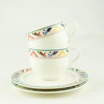 2 x Villeroy and Boch Indian Look Koffiekop met schotel, Ophalen of Verzenden, Zo goed als nieuw, Villeroy and Boch, Overige stijlen