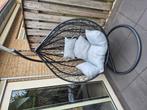 Egg hangstoel zwart roundabout ei, Tuin en Terras, Tuinstoelen, Ophalen, Zo goed als nieuw, Verstelbaar