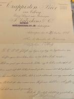 Oude Factuur Bierbrouwerij de Schaapskooi, Ophalen of Verzenden, Flesje(s), Overige merken