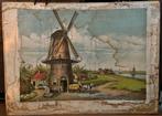 Schoolplaat De Korenmolen/La Moulin a Blé, Ophalen of Verzenden
