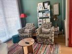 GRATIS: Fauteuils met warmgrijze print, Ophalen, Gebruikt, 75 tot 100 cm