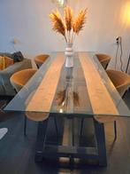 Goossens Industriële Eettafel 210cm, Huis en Inrichting, Tafels | Eettafels, Ophalen, 200 cm of meer, 50 tot 100 cm, Zo goed als nieuw