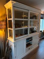 Grote buffetkast met schuifdeuren en lades, Huis en Inrichting, Gebruikt, 200 cm of meer, 150 tot 200 cm, Ophalen of Verzenden