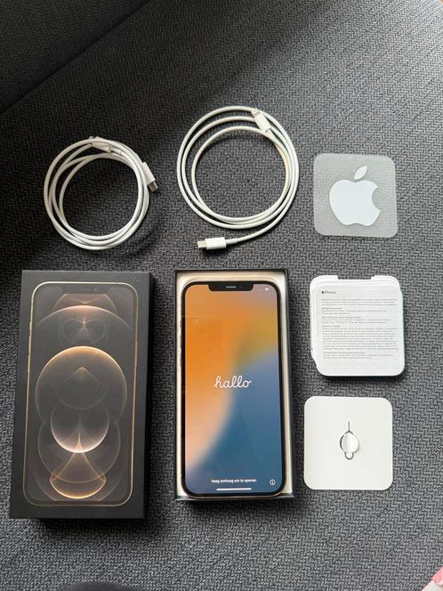 Apple iPhone 12 Pro Max compleet, Telecommunicatie, Mobiele telefoons | Apple iPhone, Zo goed als nieuw, 128 GB, iPhone 12 Pro Max