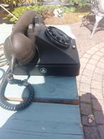 Bakelieten originele ptt telefoon, Ophalen, Gebruikt, Met draaischijf
