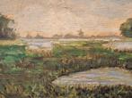 Schilderij Molen bij Spaarndam, Antiek en Kunst, Ophalen of Verzenden
