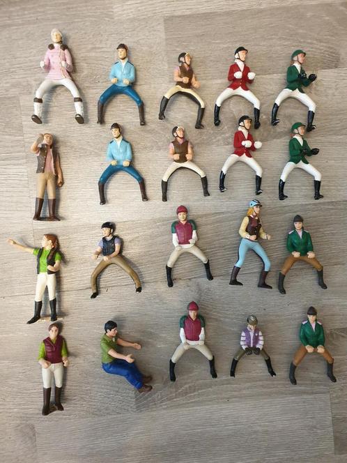 Schleich ruiters en verzorgers ea, Verzamelen, Poppetjes en Figuurtjes, Zo goed als nieuw, Ophalen of Verzenden