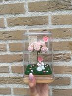 Springspin terrarium 10x10x14,5cm roze/wit, Spin of Schorpioen