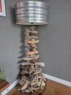 Drijfhout vloerlamp, Huis en Inrichting, Lampen | Vloerlampen, Ophalen, Gebruikt, Hout, 150 tot 200 cm