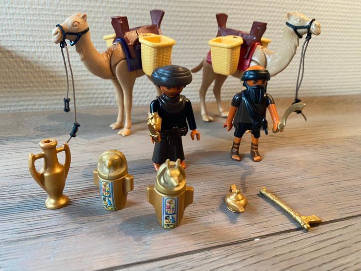Playmobil 4247 - Grafrovers met kamelen - compleet, Kinderen en Baby's, Speelgoed | Playmobil, Zo goed als nieuw, Complete set