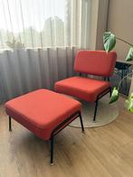Fauteuil Knox Made. com mét voetenbankje, Huis en Inrichting, Fauteuils, Ophalen, Minder dan 75 cm, Zo goed als nieuw, Stof