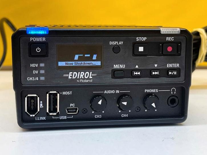 Roland EDIROL  Video Field Recorder | F-1, Audio, Tv en Foto, Videocamera's Digitaal, Zo goed als nieuw, Camera, Geheugenkaart