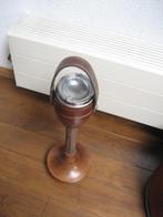 sixties vintage asbak op voet  hout, Antiek en Kunst, Ophalen of Verzenden