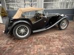 MG TC 1949 Helemaal gerestaureerd Uniek In zeer mooie staat,, Auto's, Oldtimers, Metallic lak, Stof, Beige, Cabriolet