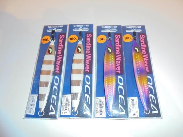 Shimano Ocea Stinger Butterfly Sardine Waver Jig 160g -130g., Watersport en Boten, Hengelsport | Zeevissen, Nieuw, Overige typen