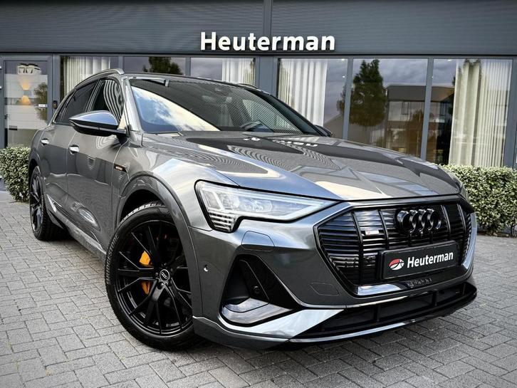 Audi e-tron 50 Quattro S Line Black/ Softclose / B&O/ Sfeer, Auto's, Audi, Bedrijf, Te koop, e-tron, 4x4, ABS, Achteruitrijcamera