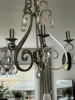 Hanglamp, Ophalen, Gebruikt, 50 tot 75 cm, Aleminiuem en glas